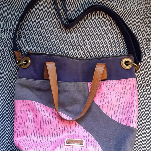fossil crossbody tote